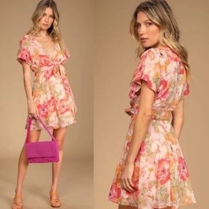 Free people extra small pink yellow light pink